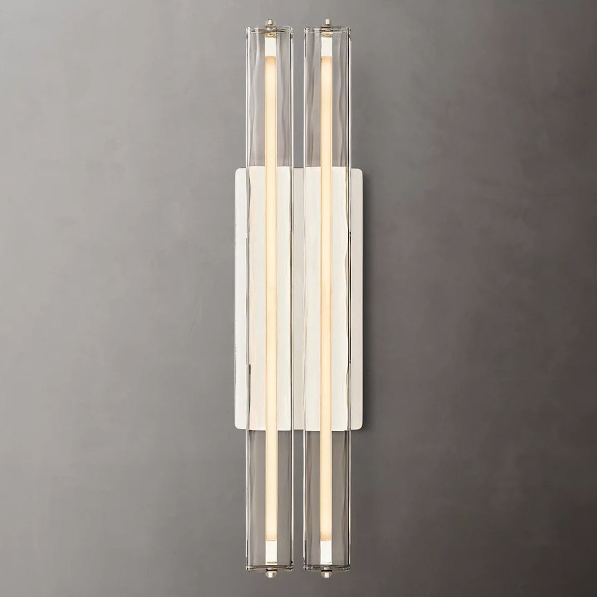 Audubon Modern Crystal Double Sconce 15"