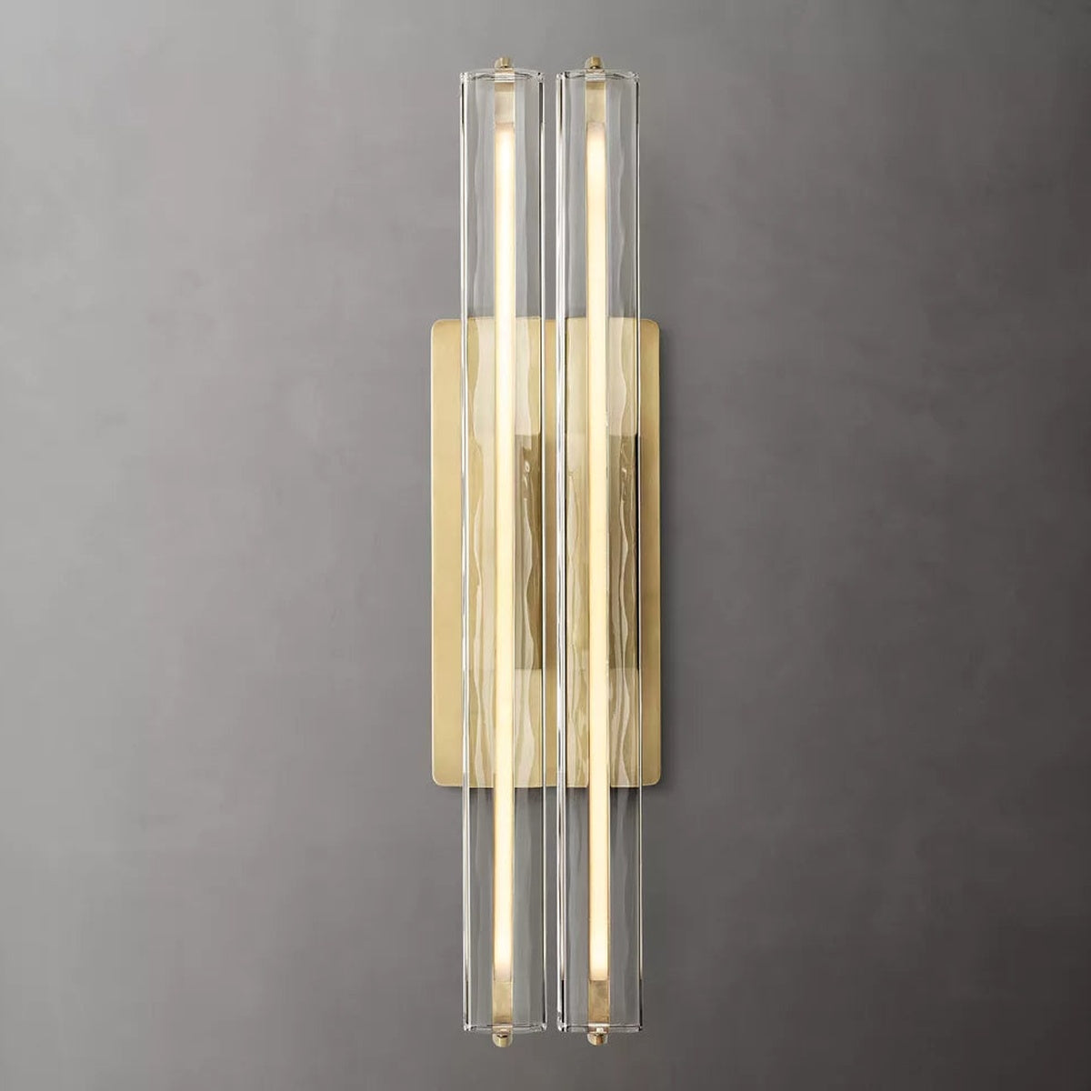 Audubon Modern Crystal Double Sconce 15"