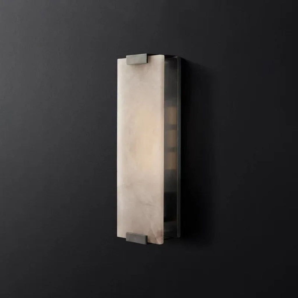 Modern Alabaster Grand Sconce