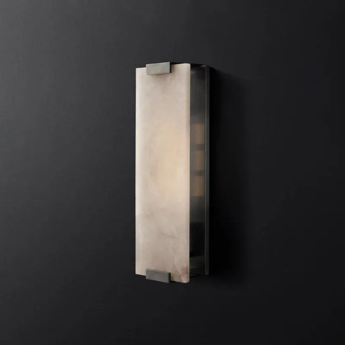 Modern Alabaster Grand Sconce