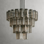 Delsa Modern Somke Round Chandelier 48"