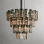 Delsa Modern Somke Round Chandelier 48"