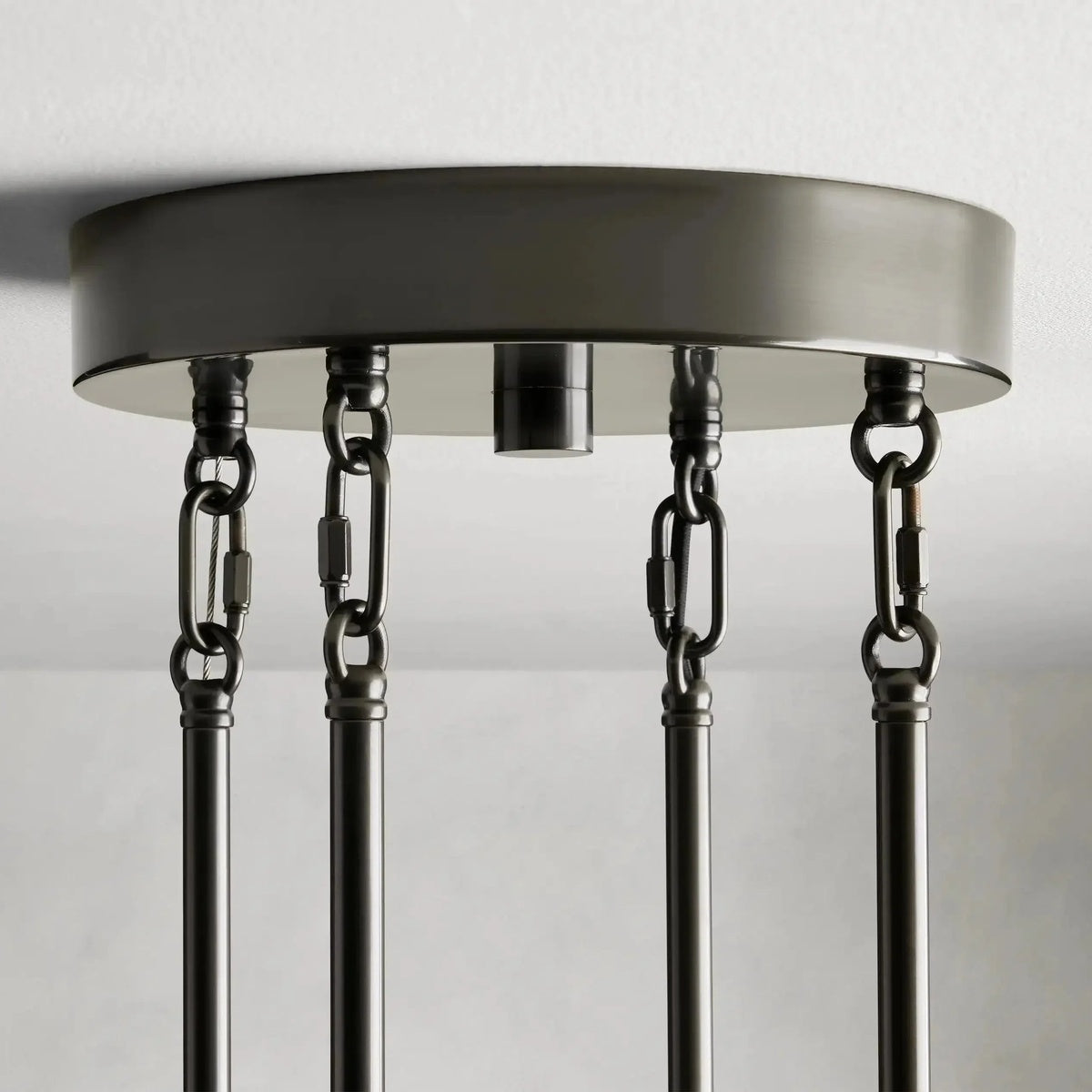 Delsa Modern Somke Round Chandelier 48"