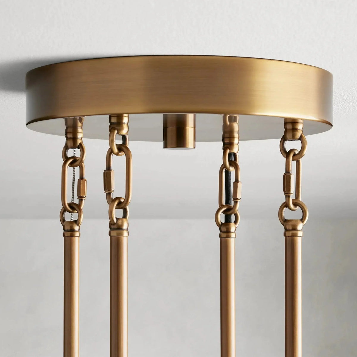 Delsa Modern Somke Round Chandelier 48"