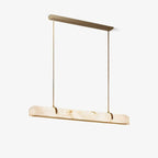 Modern Lamps Linear Alabaster Chandelier