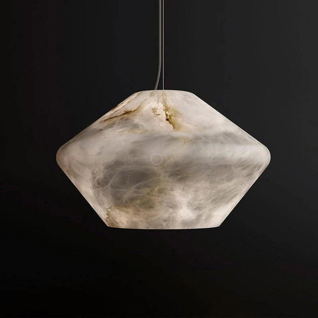 Decorative Modern Alabaster Bedside Pendant Light