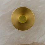 Modern Alabaster Round Pendant Light