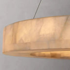Modern 3-Tier Round AlabasterChandelier