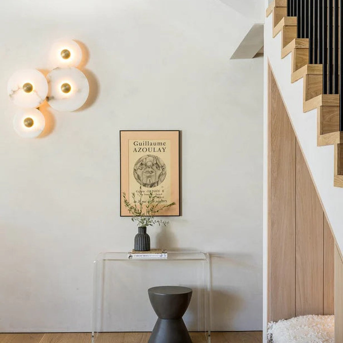 Modern Beran Alabaster Wall Lamp