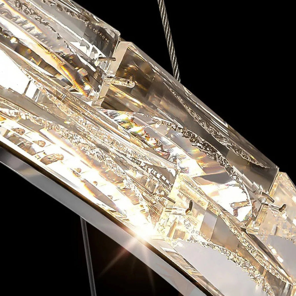 Modern Led Crystal Round Chandelier