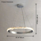 Modern Led Crystal Round Chandelier