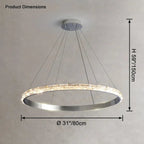 Modern Led Crystal Round Chandelier
