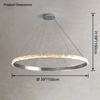 Modern Led Crystal Round Chandelier