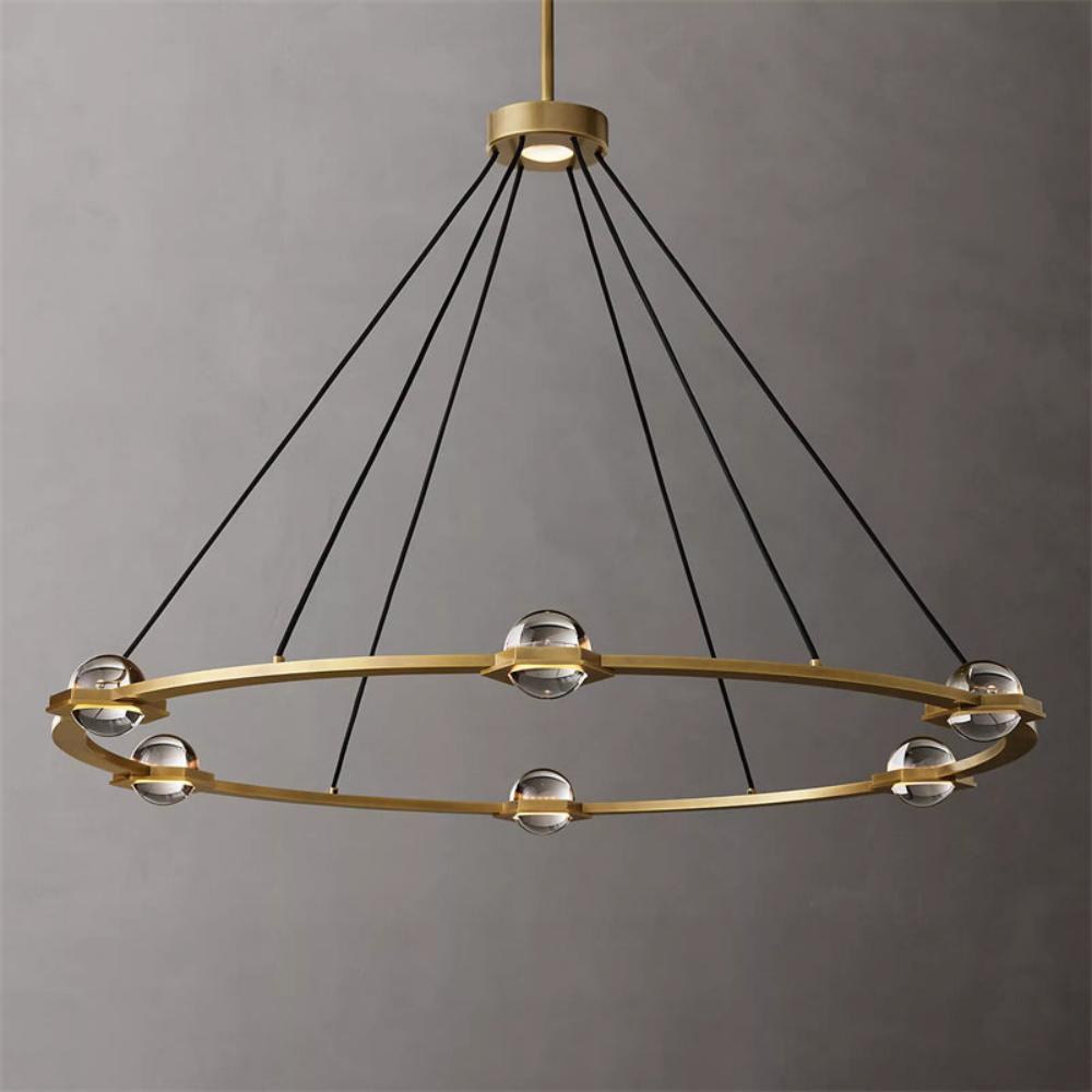 Éclatant Planet Round Chandelier