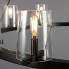 Pauillac Round Glass Chandelier 36"