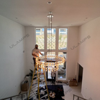 Arcachon LED Two-Tier Crystal Chandelier 60"