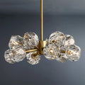 Boule De Cristal Clear/Smoke Round Chandelier 24"