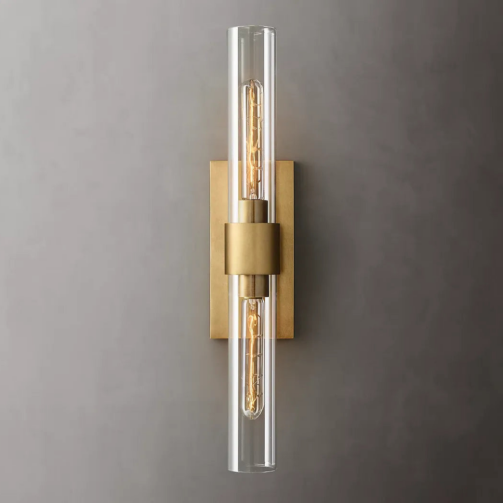 Ravelle Modern Glass Wall Sconce