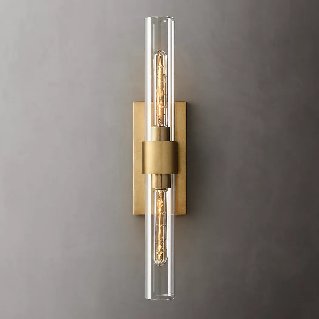 Ravelle Modern Glass Wall Sconce