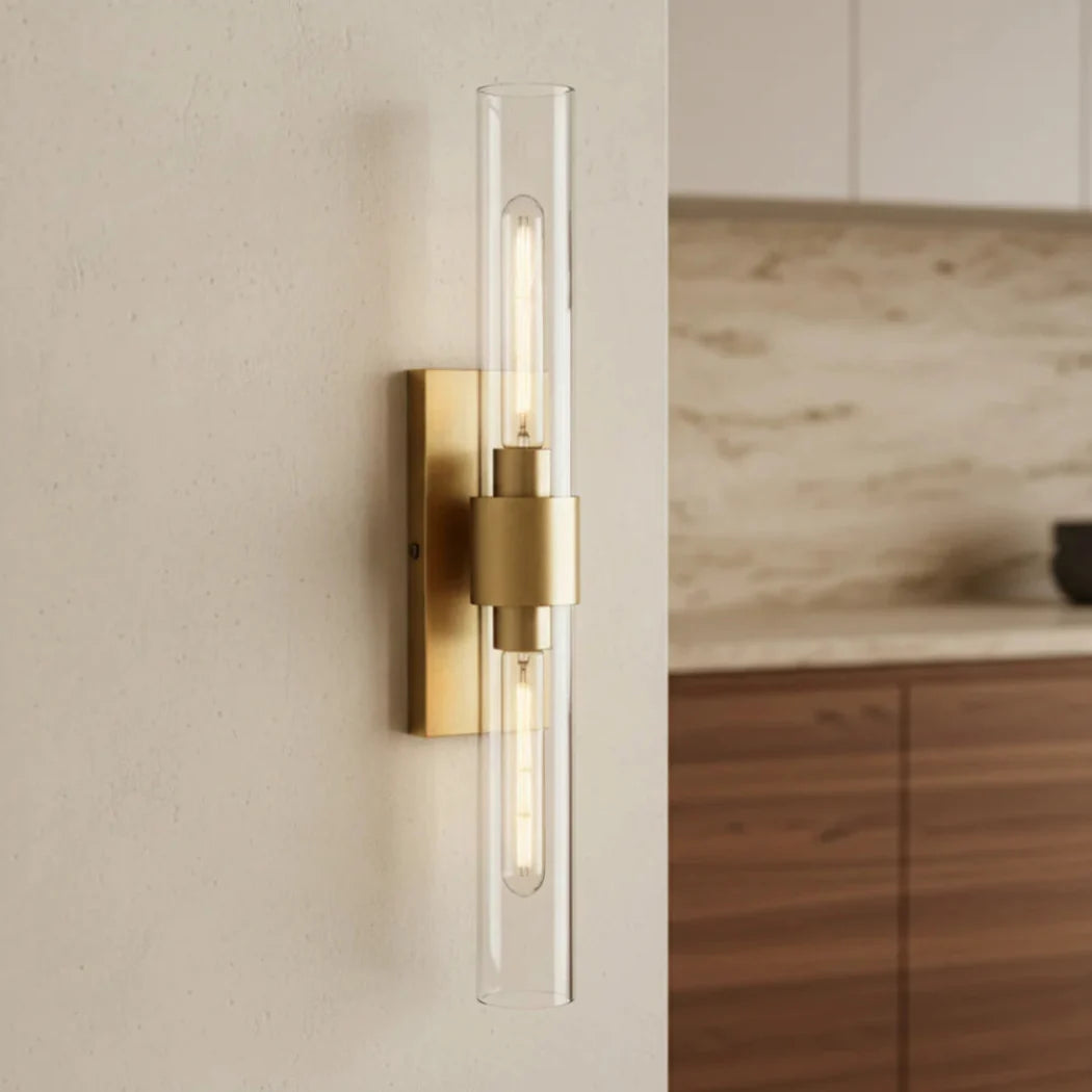 Ravelle Modern Glass Wall Sconce