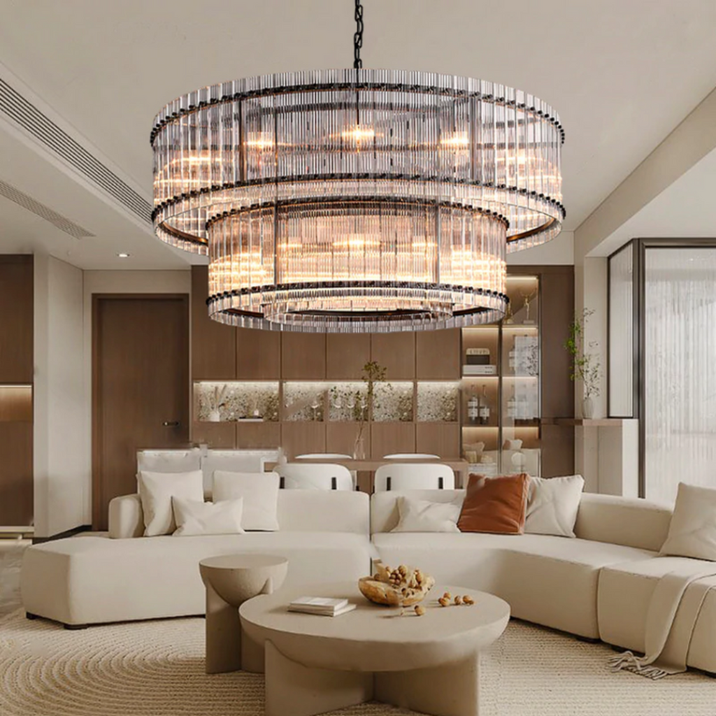 San Marco Two-Tier Round Chandelier 60"