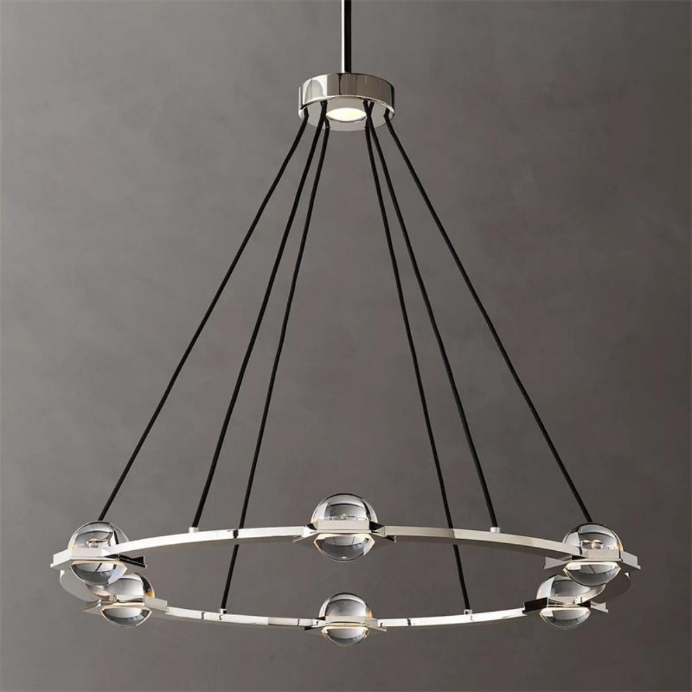 Éclatant Planet Round Chandelier