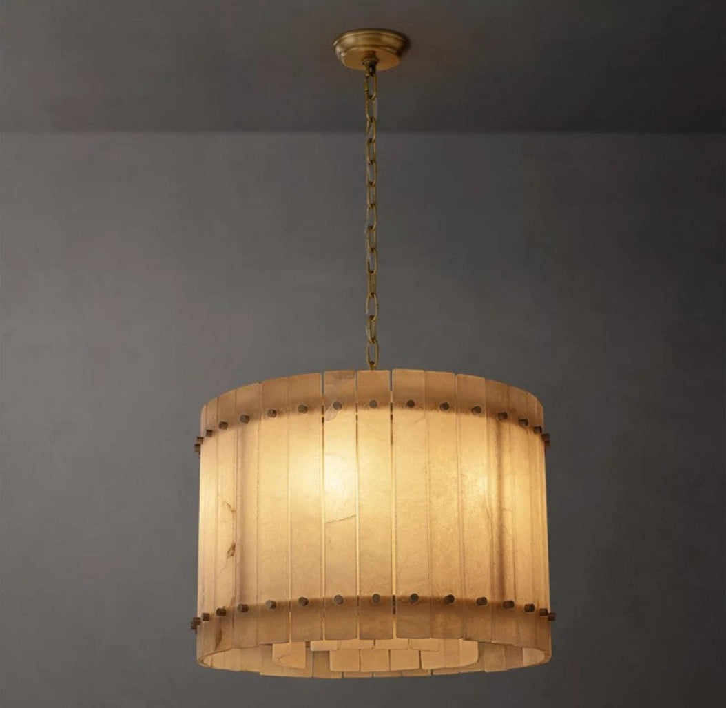 San Marco Alabaster Round Chandelier 22"/37"/48"/60"