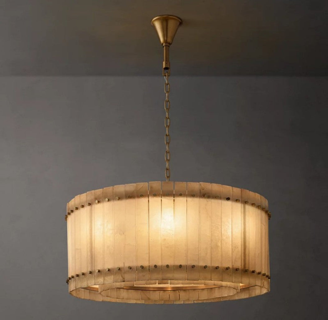 San Marco Alabaster Round Chandelier 22"/37"/48"/60"
