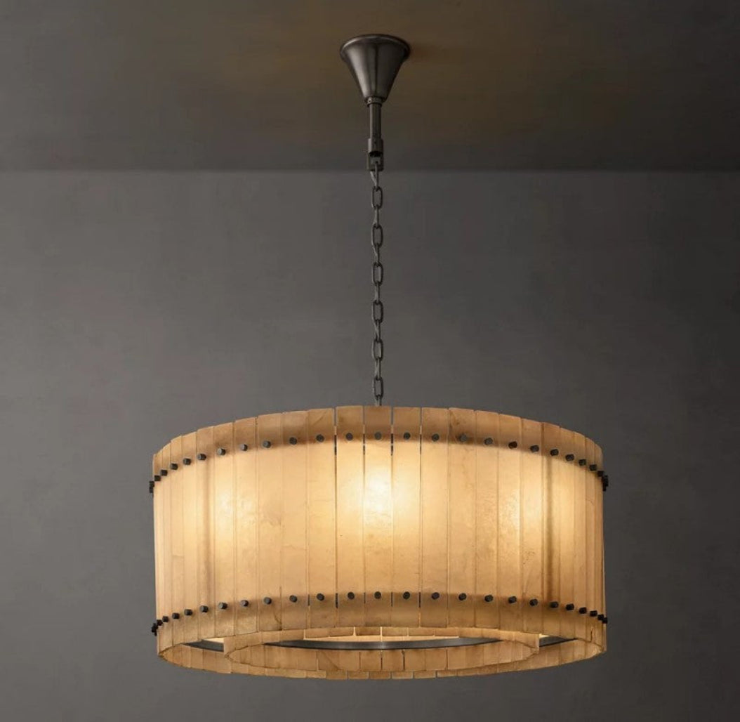 San Marco Alabaster Round Chandelier 22"/37"/48"/60"