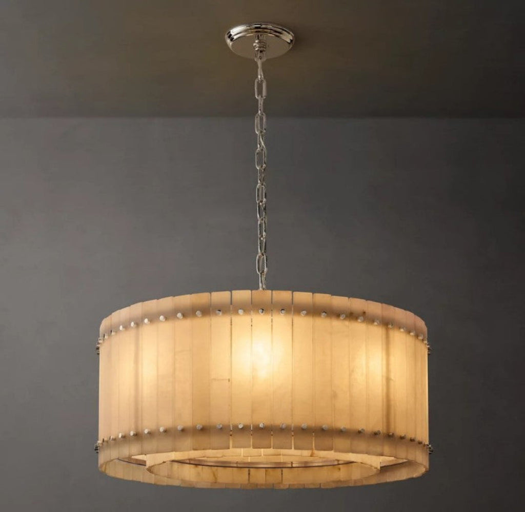 San Marco Alabaster Round Chandelier 22"/37"/48"/60"
