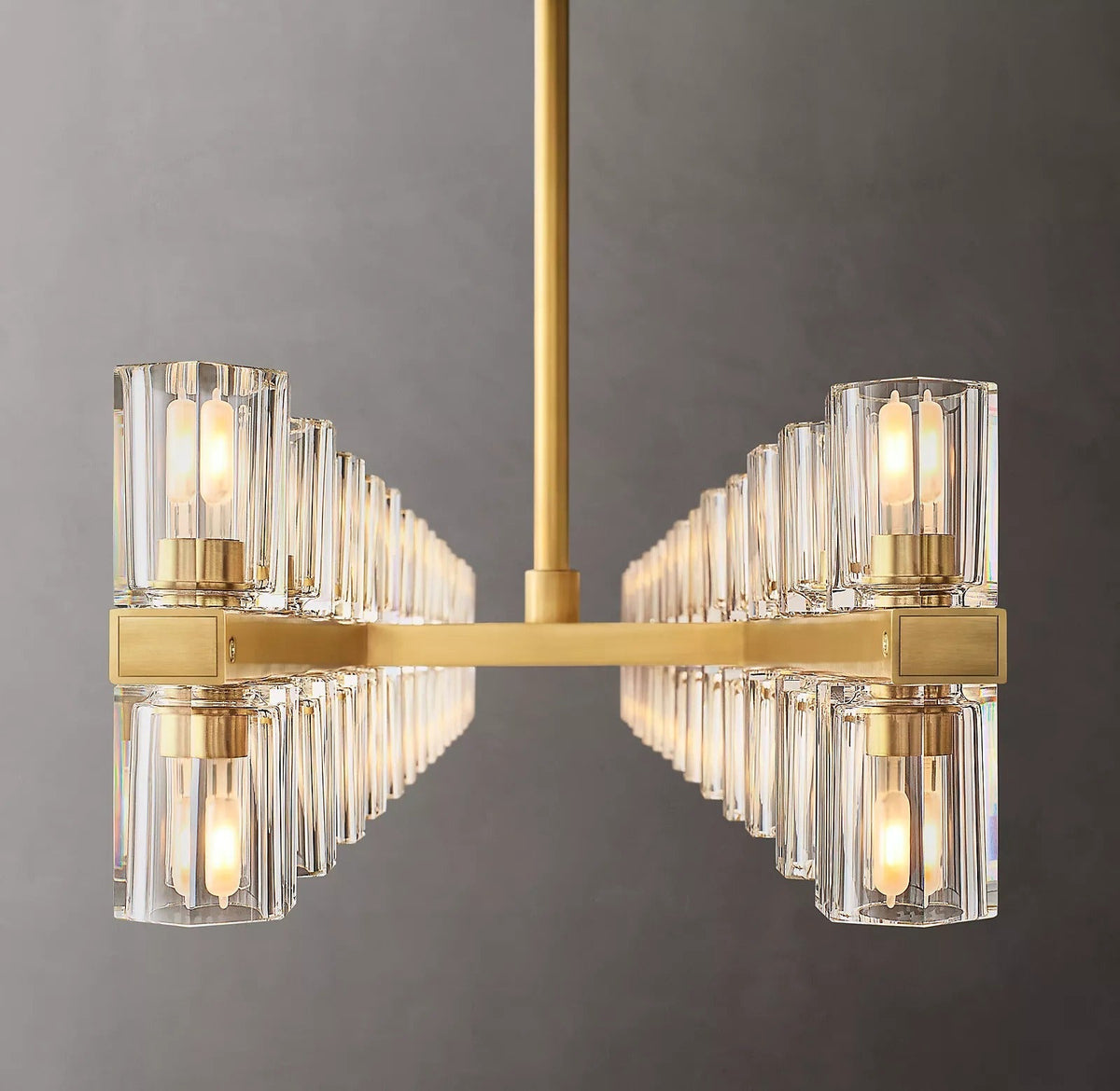Arcachon LED Linear Crystal Chandelier 54"