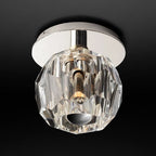 Boule De Cristal Smoke Crystal Flushmount