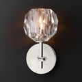 Boule De Cristal Clear Glass Wall Sconce
