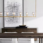 Boule De Cristal Clear Linear Chandelier 60"