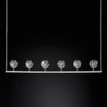 Boule De Cristal Clear Linear Chandelier 60"