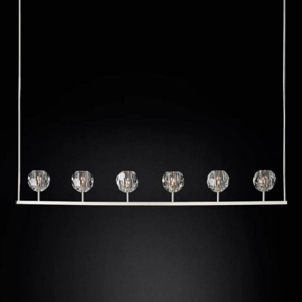 Boule De Cristal Clear Linear Chandelier 60"