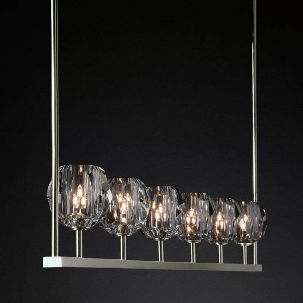 Boule De Cristal Clear Linear Chandelier 60"