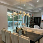 Boule De Cristal Clear/Smoke Round Chandelier 72"
