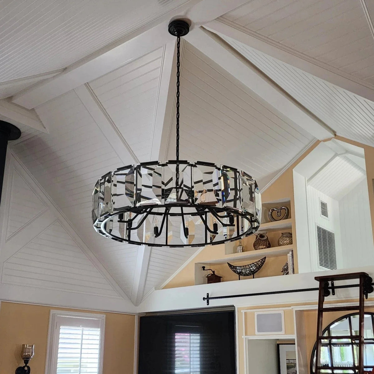 Harlow Crystal Round Chandelier 31"