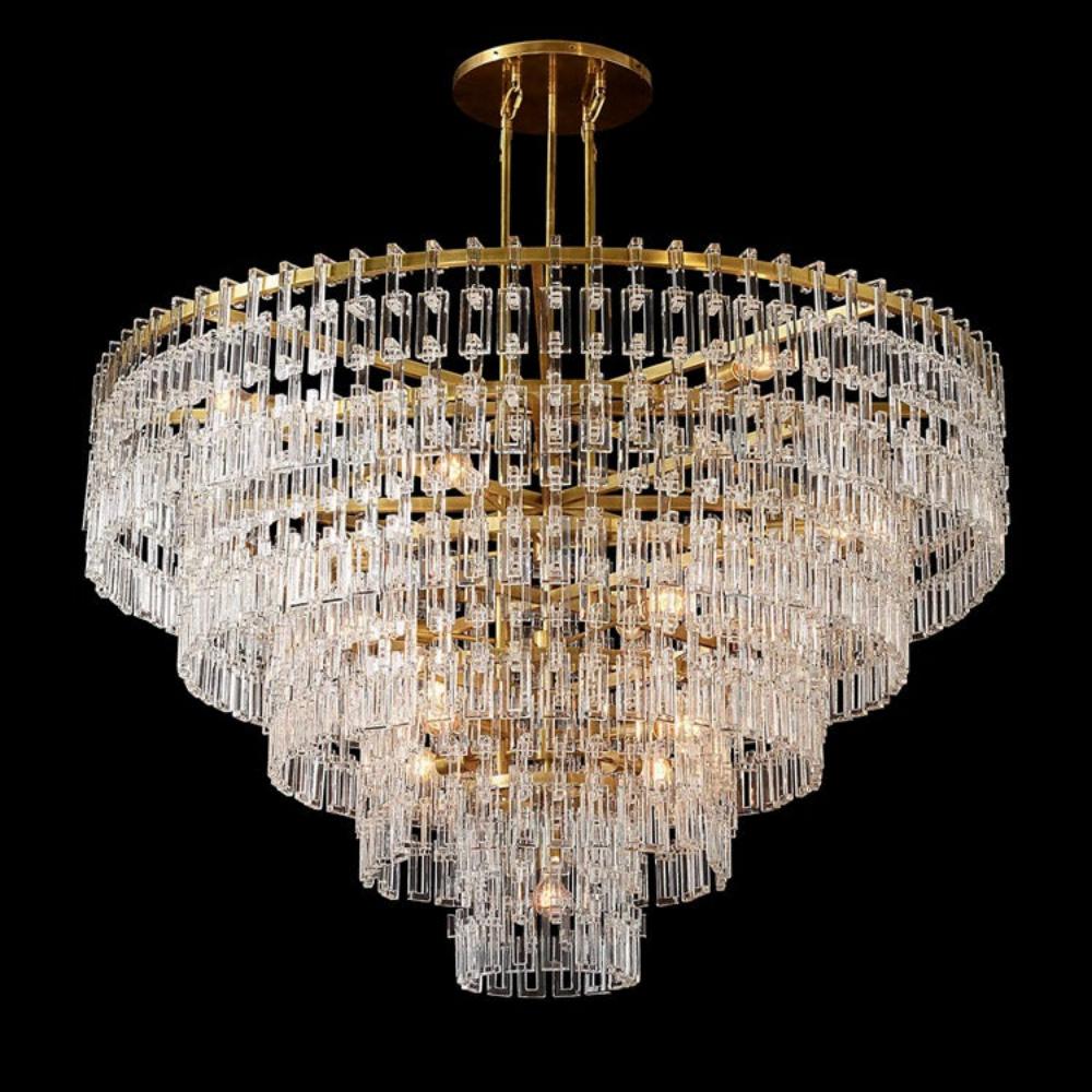 Marignans Tiered Round K9 Crystal Chandelier