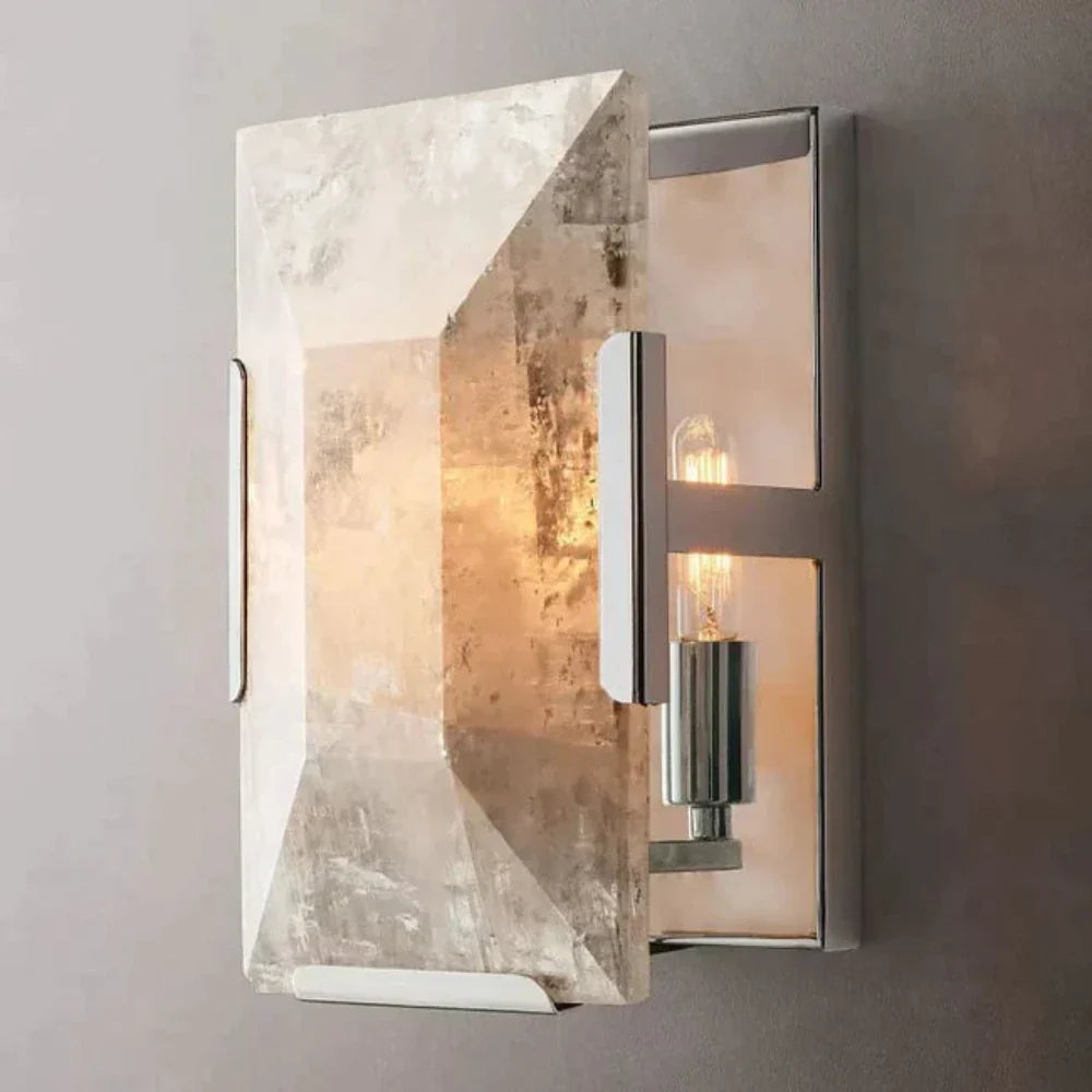 Harlow Translucent Calcite Wall Sconce