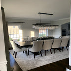 1920s Odeon 2-Tier Crystal Linear Chandelier 39"/49"/59"/72"