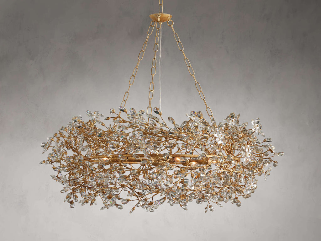 Fiore Crown Chandelier39" 48" 60"