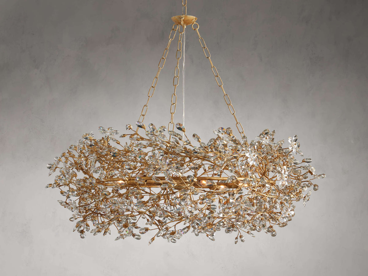Fiore Crown Chandelier39" 48" 60"