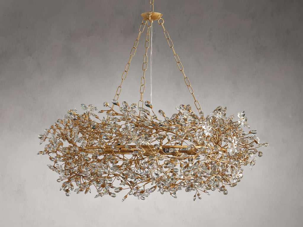 Fiore Crown Chandelier39" 48" 60"