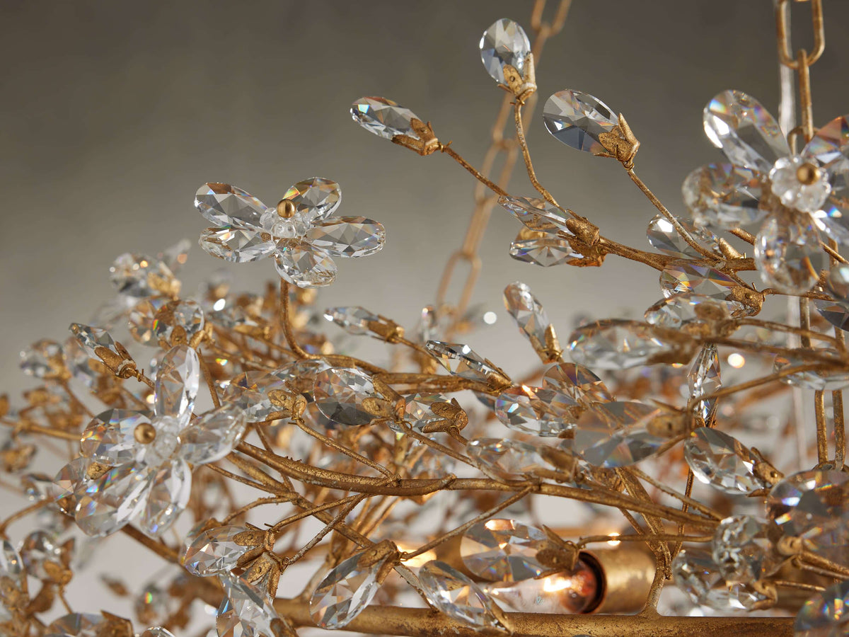 Fiore Crown Chandelier39" 48" 60"