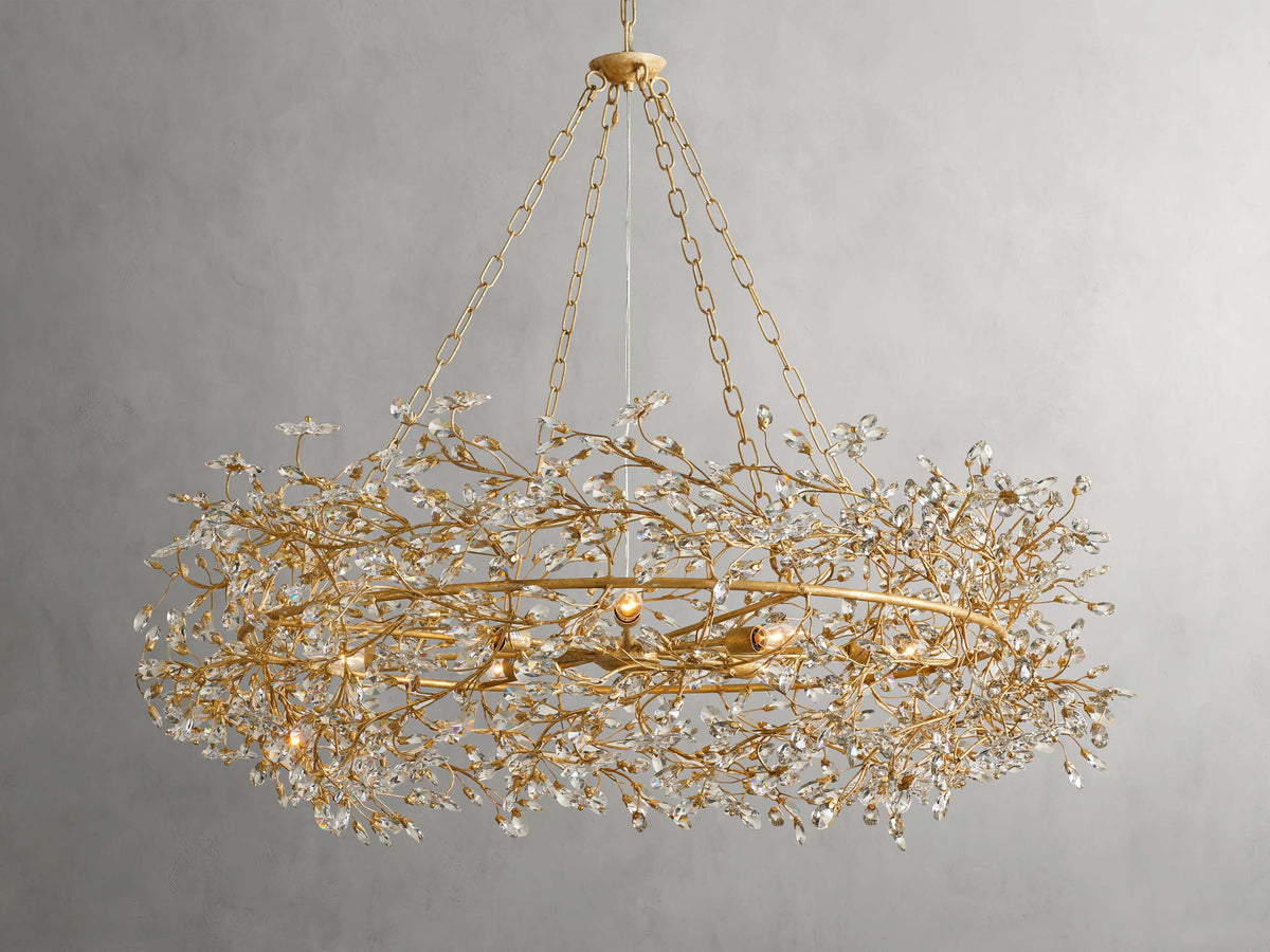 Fiore Crown Chandelier39" 48" 60"