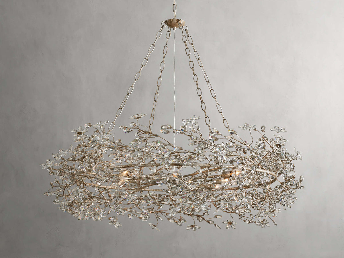 Fiore Crown Chandelier39" 48" 60"
