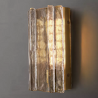 Lattice Glass Wall Sconce 15"