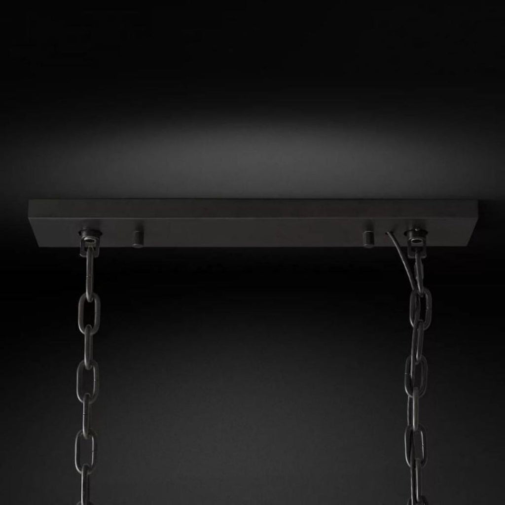 Harlow Crystal Rectangular Chandelier 42"